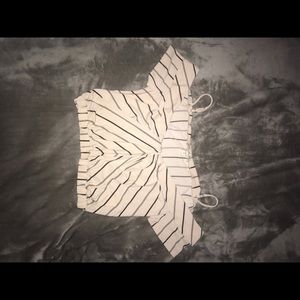 Cropped Striped Shirt